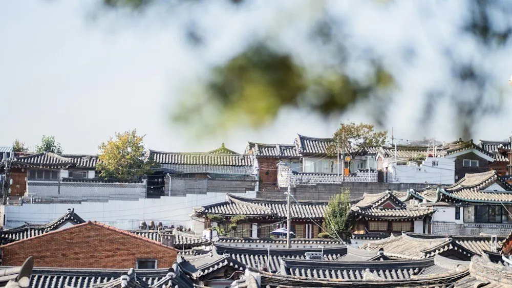 Bukchon Hanok Village rooftops, Seoul